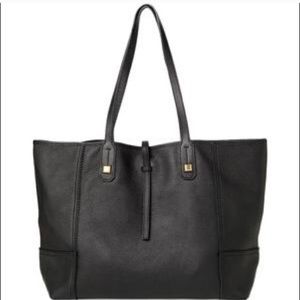 Stella & Dot Paris Market Leather Tote
